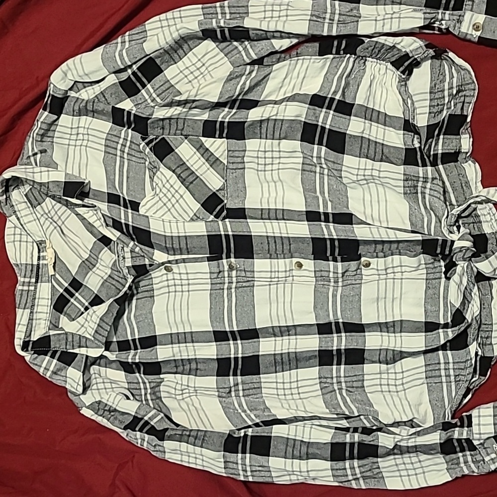 Como blu tied plaid